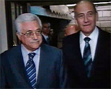 Mahmoud Abbas ja Ehud Olmert