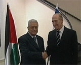 Mahmoud Abbas ja Ehud Olmert