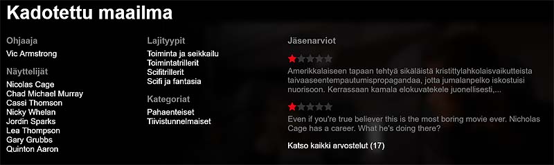 Kadotettu maailma 2014