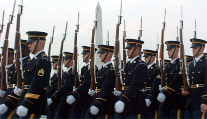 Yhdysvaltain armeijan paraati Washington DC:ssä