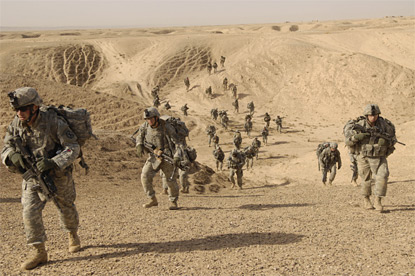 Yhdysvaltain joukkoja Irakissa