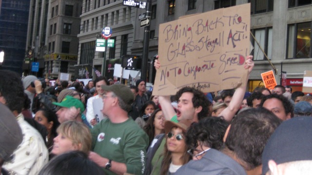 USA Wall Street mielenosoitus