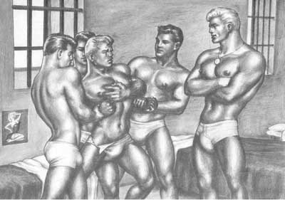 Tom of Finland homoryhmseksi ja miehen raiskaus