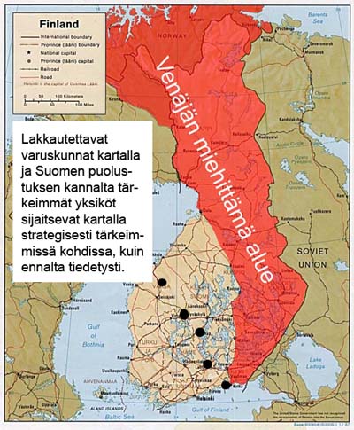 Miehitetyt alueet ja puolustus